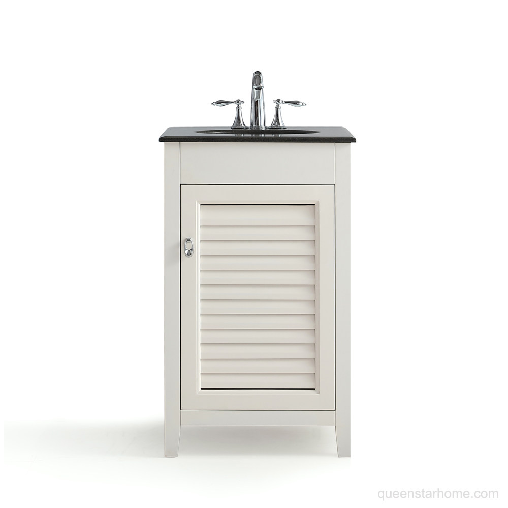 QS-AD01 20” White bathroom vanity cabinet